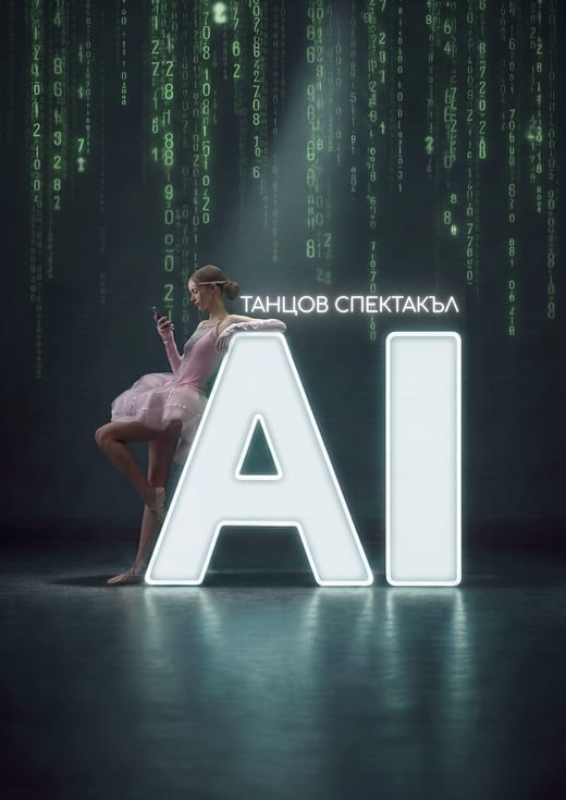 Плакат на спектакъла „AI"